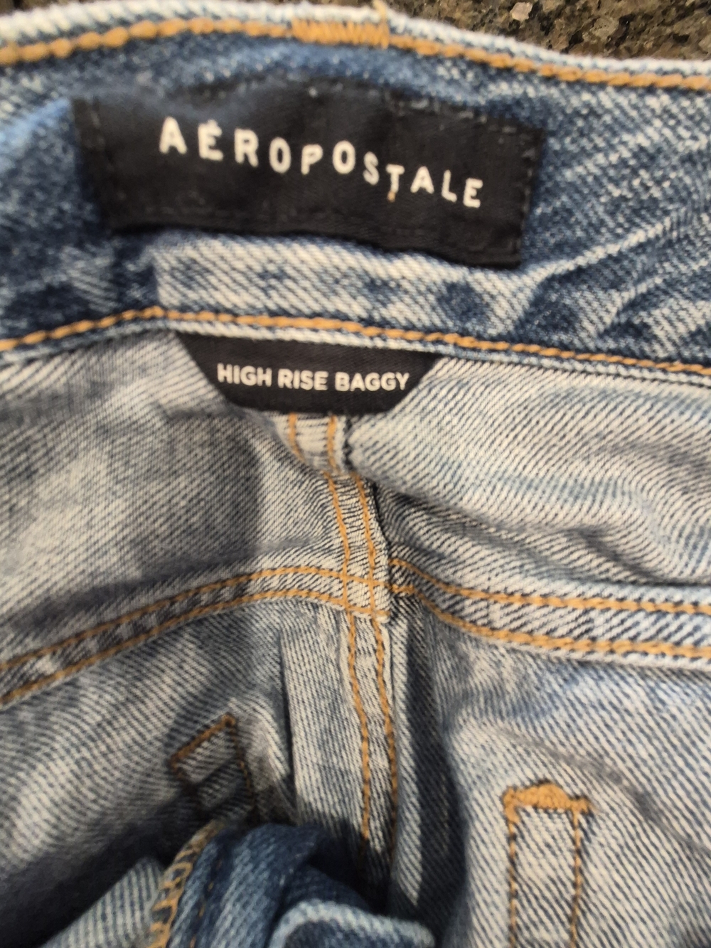 5/25 Light Blue Distressed Ripped Jeans - Picture 4 of 5